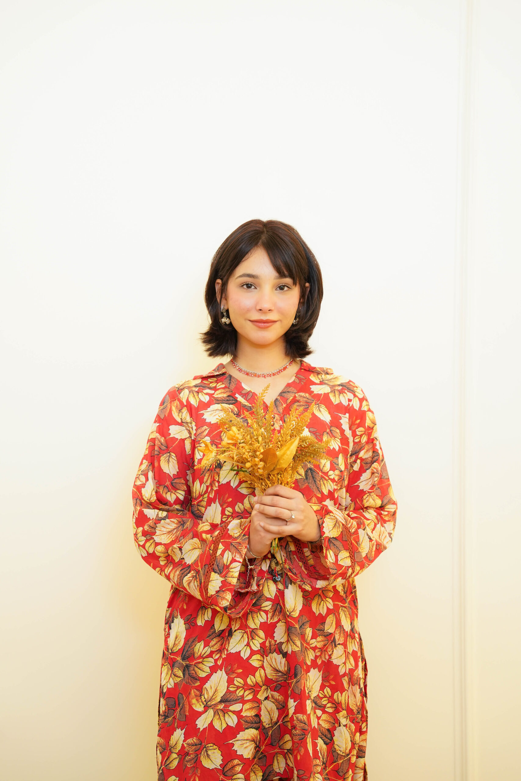 Crimson Autumnal Foliage Co-ord Set